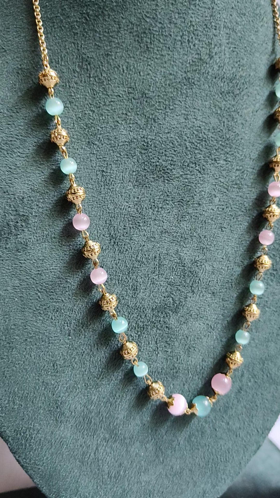 Golden Beads Mala