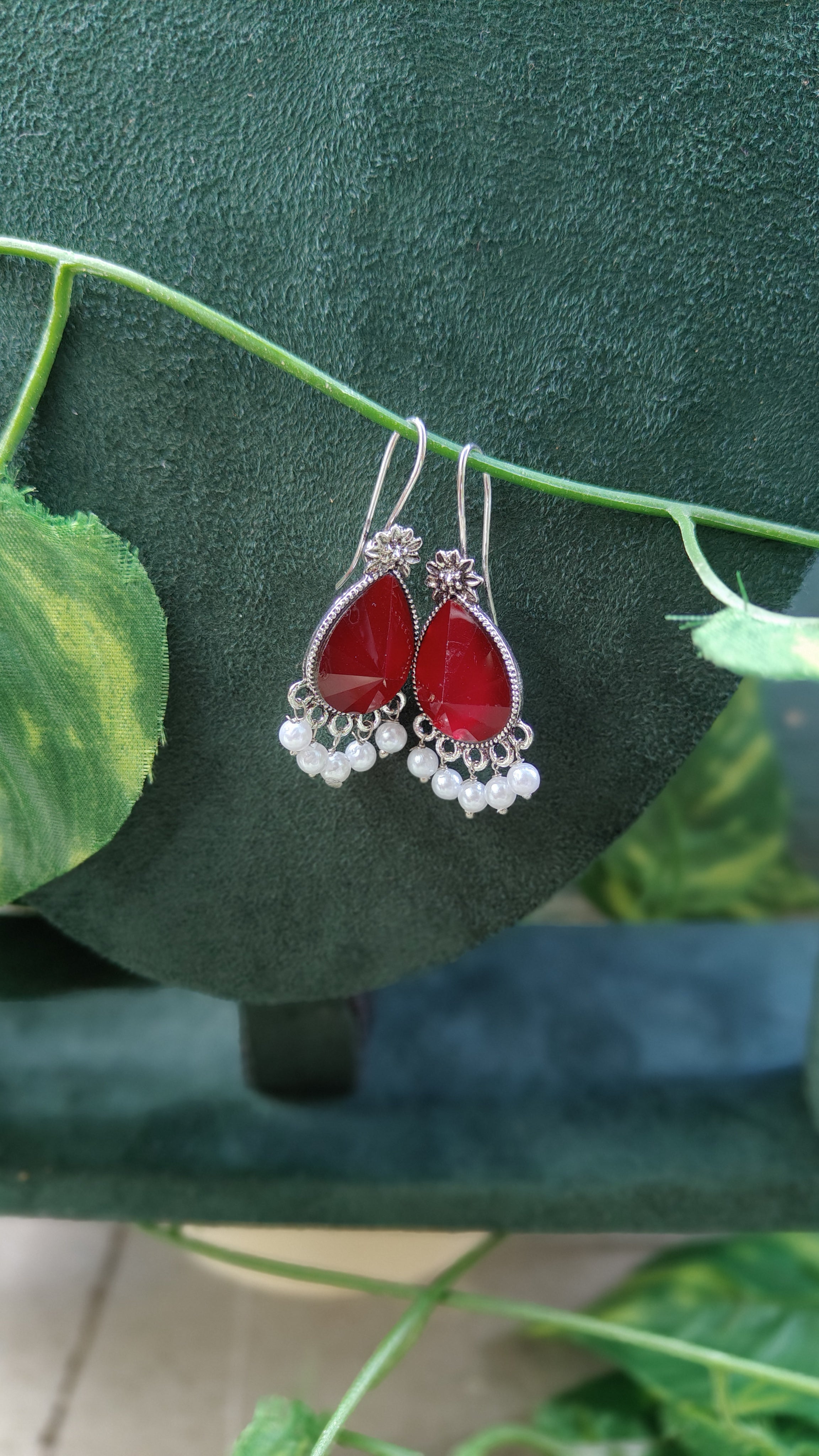 Silver Oxidized TearDrop💧