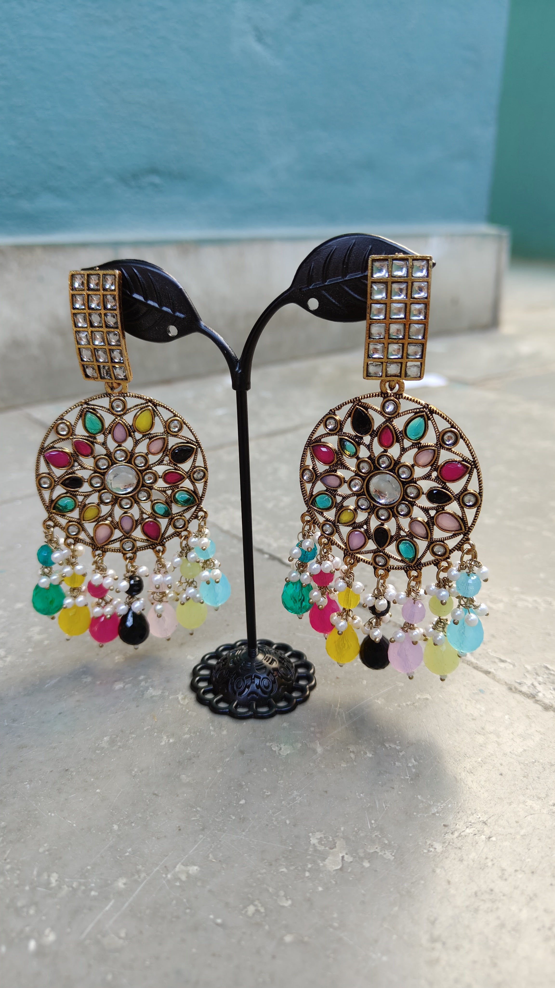 Multi colour Earrings