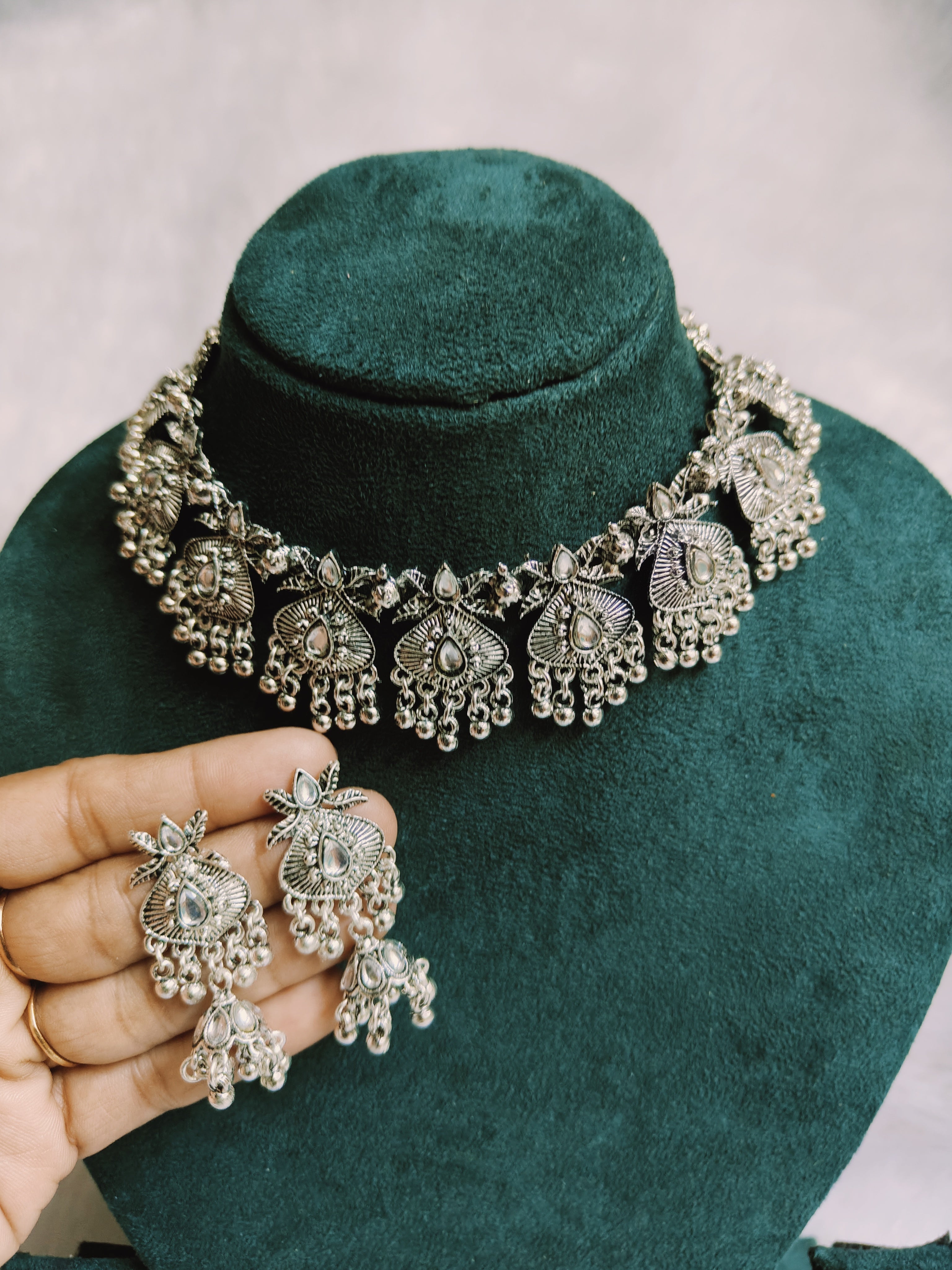 Oxidised Choker