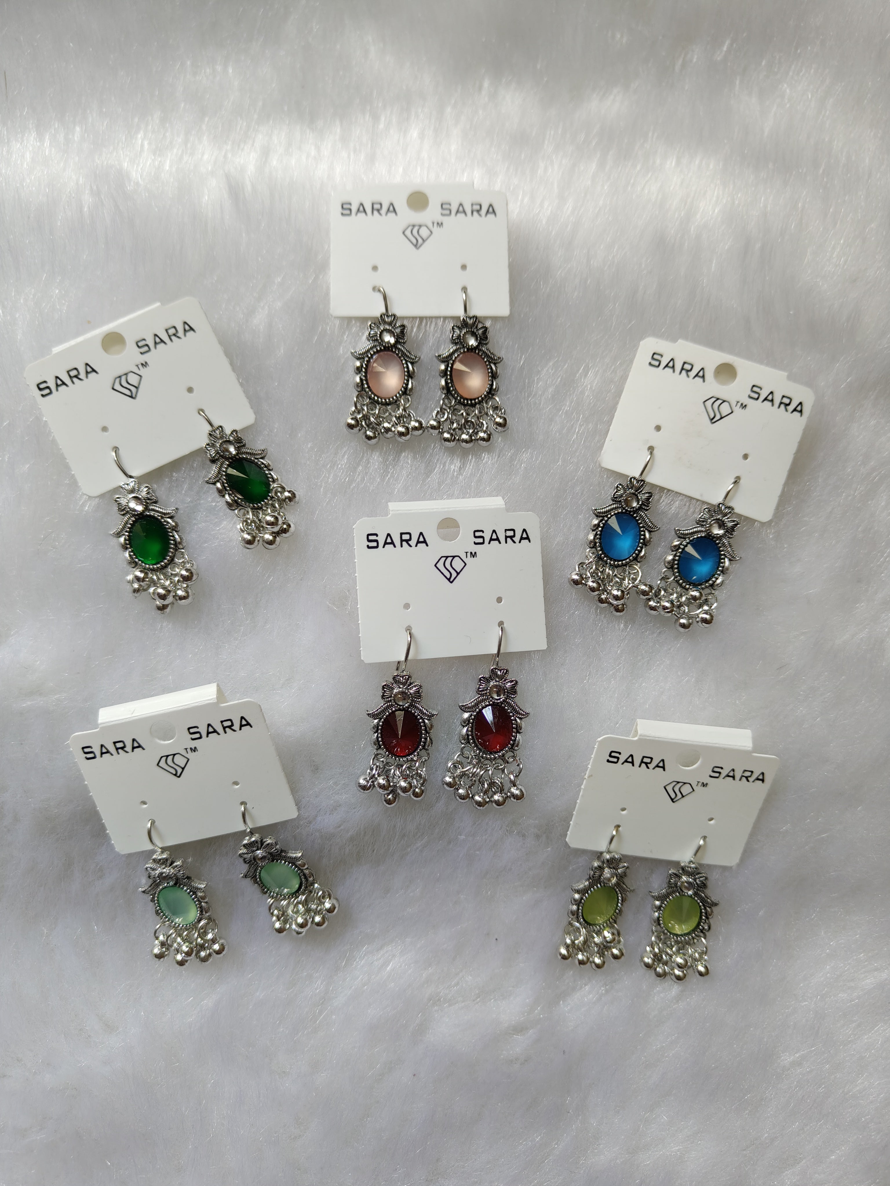 Oxidised hanging Earrings